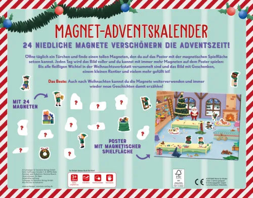 Schwager und Steinlein Posterkalender*Magnet-Adventskalender