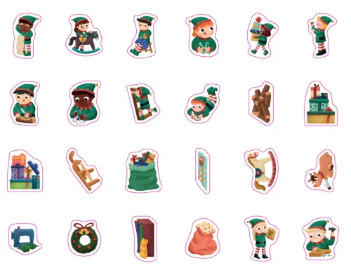 Schwager und Steinlein Posterkalender*Magnet-Adventskalender