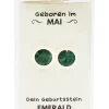 JOJO Schmuck & Accessoires-Mai Geburtsstein Ohrstecker im Gläschen