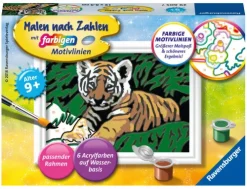 Ravensburger Spieleverlag Basteln & Kreatives-Malen nach Zahlen Süßer Tiger