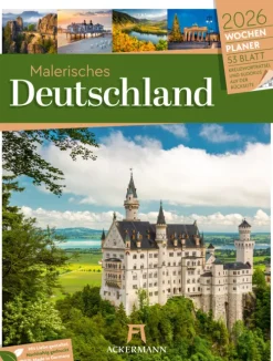 Ackermann Kunstverlag Wochenkalender*Malerisches Deutschland Wochenplaner Kalender 2026