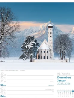 Ackermann Kunstverlag Wochenkalender*Malerisches Deutschland Wochenplaner Kalender 2026