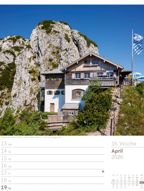 Ackermann Kunstverlag Wochenkalender*Malerisches Deutschland Wochenplaner Kalender 2026