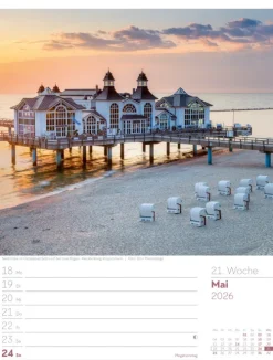 Ackermann Kunstverlag Wochenkalender*Malerisches Deutschland Wochenplaner Kalender 2026