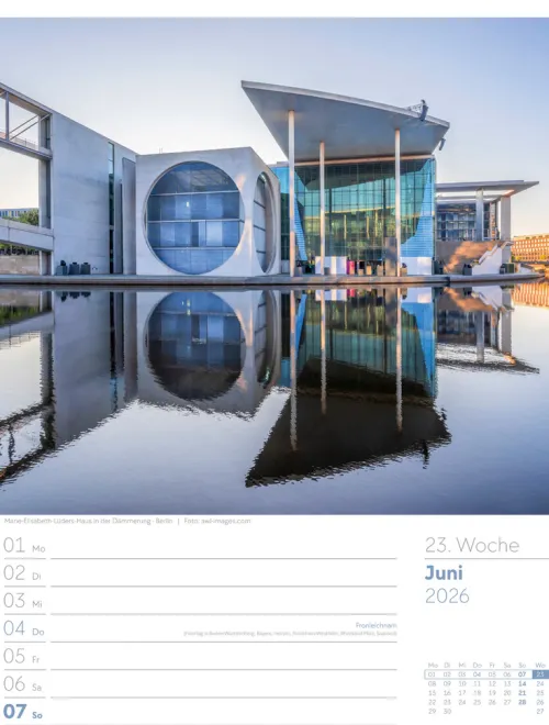 Ackermann Kunstverlag Wochenkalender*Malerisches Deutschland Wochenplaner Kalender 2026