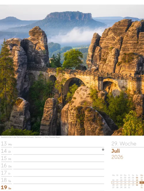 Ackermann Kunstverlag Wochenkalender*Malerisches Deutschland Wochenplaner Kalender 2026