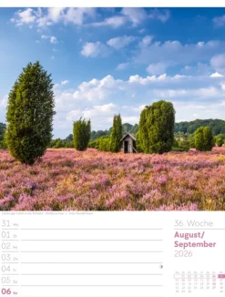 Ackermann Kunstverlag Wochenkalender*Malerisches Deutschland Wochenplaner Kalender 2026