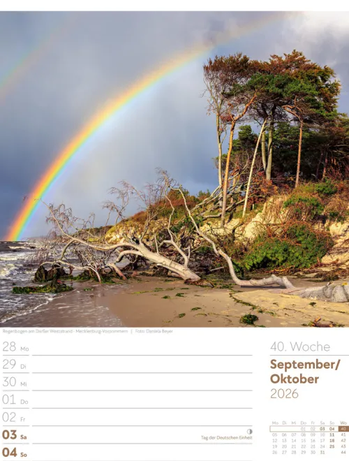 Ackermann Kunstverlag Wochenkalender*Malerisches Deutschland Wochenplaner Kalender 2026