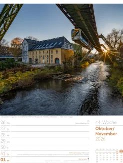 Ackermann Kunstverlag Wochenkalender*Malerisches Deutschland Wochenplaner Kalender 2026