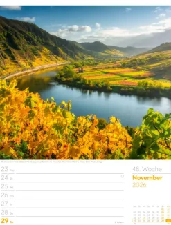 Ackermann Kunstverlag Wochenkalender*Malerisches Deutschland Wochenplaner Kalender 2026