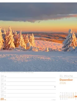 Ackermann Kunstverlag Wochenkalender*Malerisches Deutschland Wochenplaner Kalender 2026