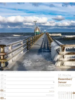 Ackermann Kunstverlag Wochenkalender*Malerisches Deutschland Wochenplaner Kalender 2026