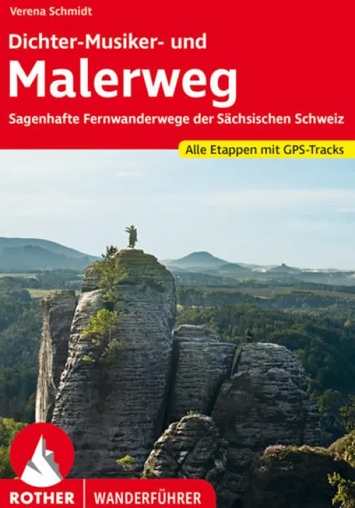 Bergverlag Rother Wandern & Radfahren-Malerweg und Dichter-Musiker-Maler-Weg
