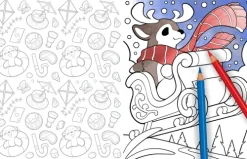 frechverlag GmbH Artbooks & Handbücher-Manga Chibi Ausmalbuch