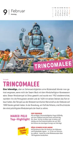 Kunth Kalender Abreiß-Kalender*MARCO POLO: Mit 365 Insidertipps durch die Welt - KUNTH Abreißkalender 2026