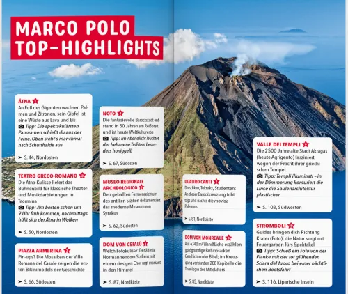 MARCO POLO Reiseführer Sizilien, Liparische Inseln*Mairdumont Hot