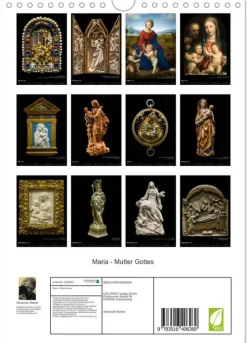 Maria - Mutter Gottes (Wandkalender 2026 DIN A4 hoch), Monatskalender*Calvendo Discount