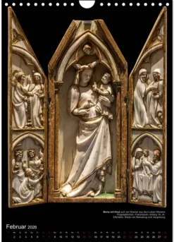 Maria - Mutter Gottes (Wandkalender 2026 DIN A4 hoch), Monatskalender*Calvendo Discount