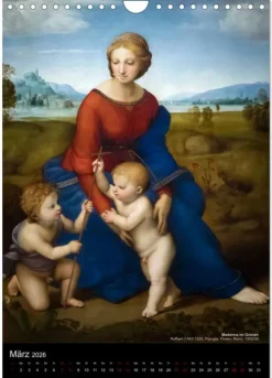 Maria - Mutter Gottes (Wandkalender 2026 DIN A4 hoch), Monatskalender*Calvendo Discount