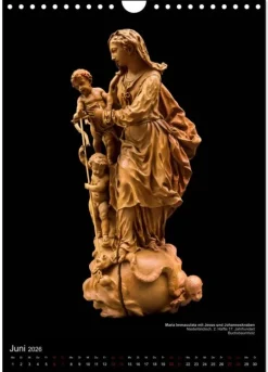 Maria - Mutter Gottes (Wandkalender 2026 DIN A4 hoch), Monatskalender*Calvendo Discount