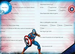Panini Verlags GmbH Freundebücher-Marvel Avengers Freundebuch