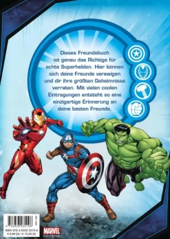 Panini Verlags GmbH Freundebücher-Marvel Avengers Freundebuch