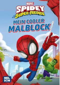MARVEL Spidey und seine Super-Freunde: Mein cooler Malblock*Nelson Verlag Outlet