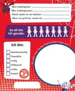Nelson Verlag Freundebücher*MARVEL Spidey und seine Super-Freunde: Mein Kindergarten Freundebuch