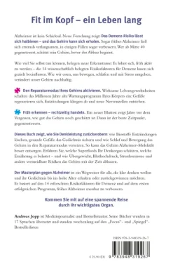Consult Media Verlag Ratgeber|Lebensratgeber-Masterplan gegen Alzheimer. Fit im Kopf - ein Leben lang. Wie Sie frühzeitig Ihr Demenz-Risiko halbieren, Ihr Gehirn regenerieren und geistig fit bleiben. Spiegel-Bestsellerautor