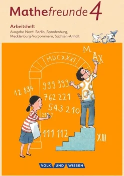 Volk u. Wissen Vlg GmbH Nach Schulform·Grundschule|Nach Schulform·Förderschule-Mathefreunde 4. Schuljahr - Nord - Arbeitsheft