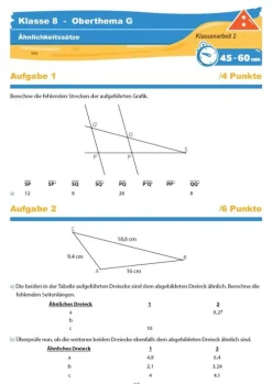 StrandMathe Mittlere Reife·Mathematik-Mathematik Klassenarbeitstrainer Klasse 8 -