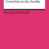 Mathematik, Maße und Gewichte in der Antike*Reclam Philipp Jun. Best