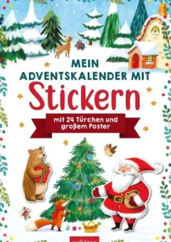 Ars Edition GmbH Posterkalender-Mein Adventskalender mit Stickern