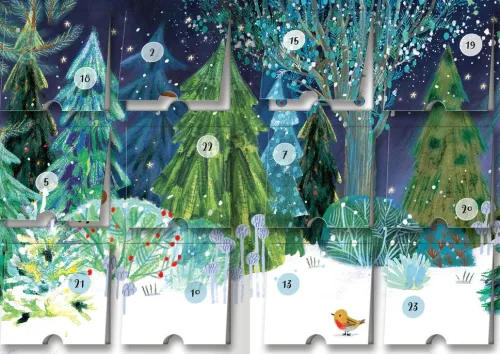 Ars Edition GmbH Posterkalender-Mein Adventskalender mit Stickern