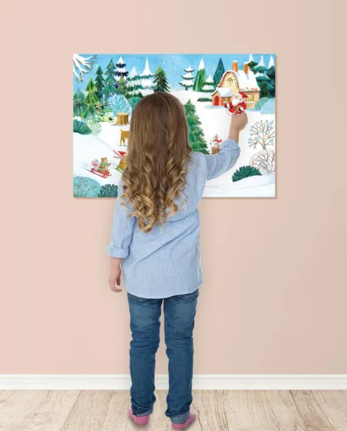 Ars Edition GmbH Posterkalender-Mein Adventskalender mit Stickern