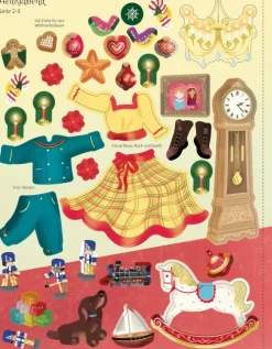 Usborne Verlag Stickerhefte*Mein Anziehpuppen-Stickerbuch: Der Nussknacker