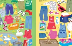 Usborne Verlag Stickerhefte-Mein Anziehpuppen-Stickerbuch: Haustiere