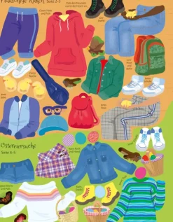 Mein Anziehpuppen-Stickerbuch: Ostern*Usborne Verlag