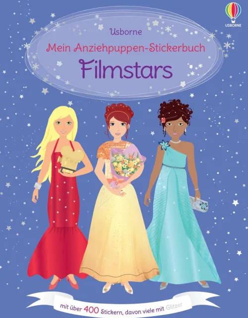 Mein Anziehpuppen-Stickerbuch: Filmstars*Usborne Verlag Clearance