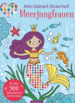 Ars Edition GmbH Stickerhefte-Mein Diamant-Stickerheft - Meerjungfrauen