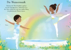 Usborne Verlag Stickerhefte-Mein erstes Anziehpuppen-Stickerbuch: Flora, die kleine Feen-Ballerina