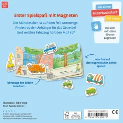 Kinder Ravensburger Verlag 0-3 Jahre-Mein erstes Magnetbuch - Was fährt wo? Fahrzeuge
