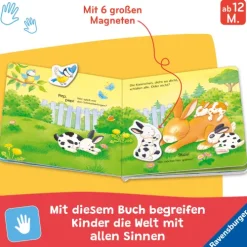 Ravensburger Verlag 0-3 Jahre*Mein erstes Magnetbuch - Wer gehört zu wem? Tierkinder
