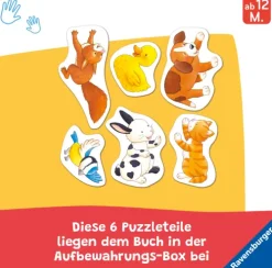 Ravensburger Verlag 0-3 Jahre*Mein erstes Magnetbuch - Wer gehört zu wem? Tierkinder