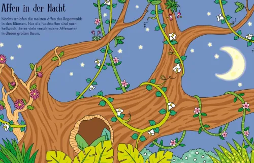 Mein erstes Stickerbuch: Affenbande*Usborne Verlag Discount