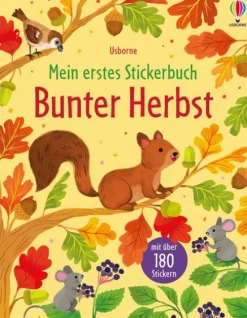 Usborne Verlag Stickerhefte-Mein erstes Stickerbuch: Bunter Herbst
