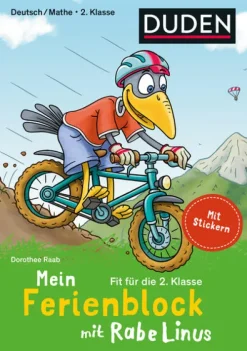 Mein Ferienblock mit Rabe Linus Fit für die 2. Klasse*Bibliograph. Instit. GmbH Clearance