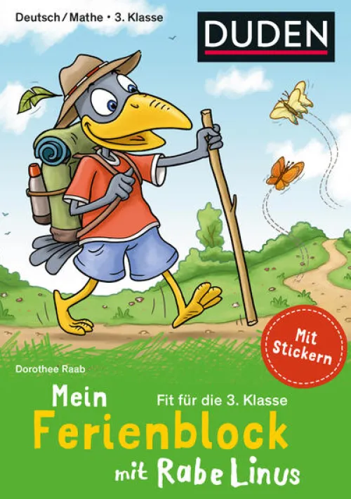 Bibliograph. Instit. GmbH Grundschule·Mathematik|Grundschule·Deutsch-Mein Ferienblock mit Rabe Linus Fit für die 3. Klasse