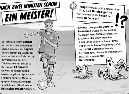 Kinder Karibu 6-10 Jahre-Mein Fußballheld Jamal Musiala - Seine Geschichte, seine Spiele, seine Rekorde
