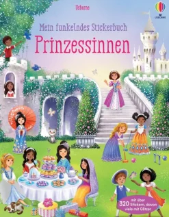 Usborne Verlag Stickerhefte*Mein funkelndes Stickerbuch: Prinzessinnen
